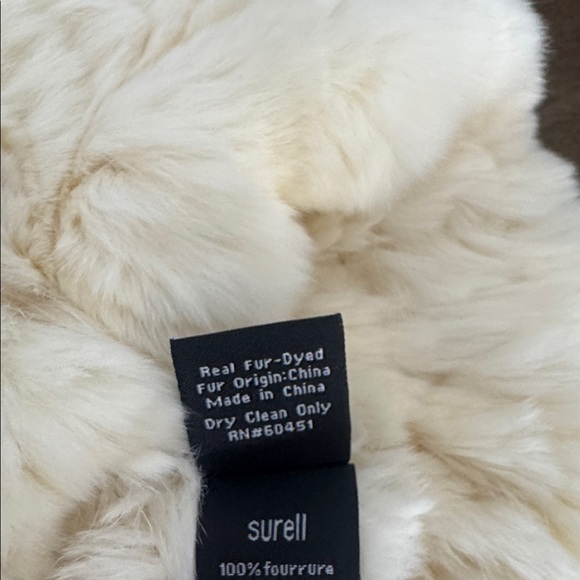 Surell Rex rabbit fur hat - Picture 7 of 9